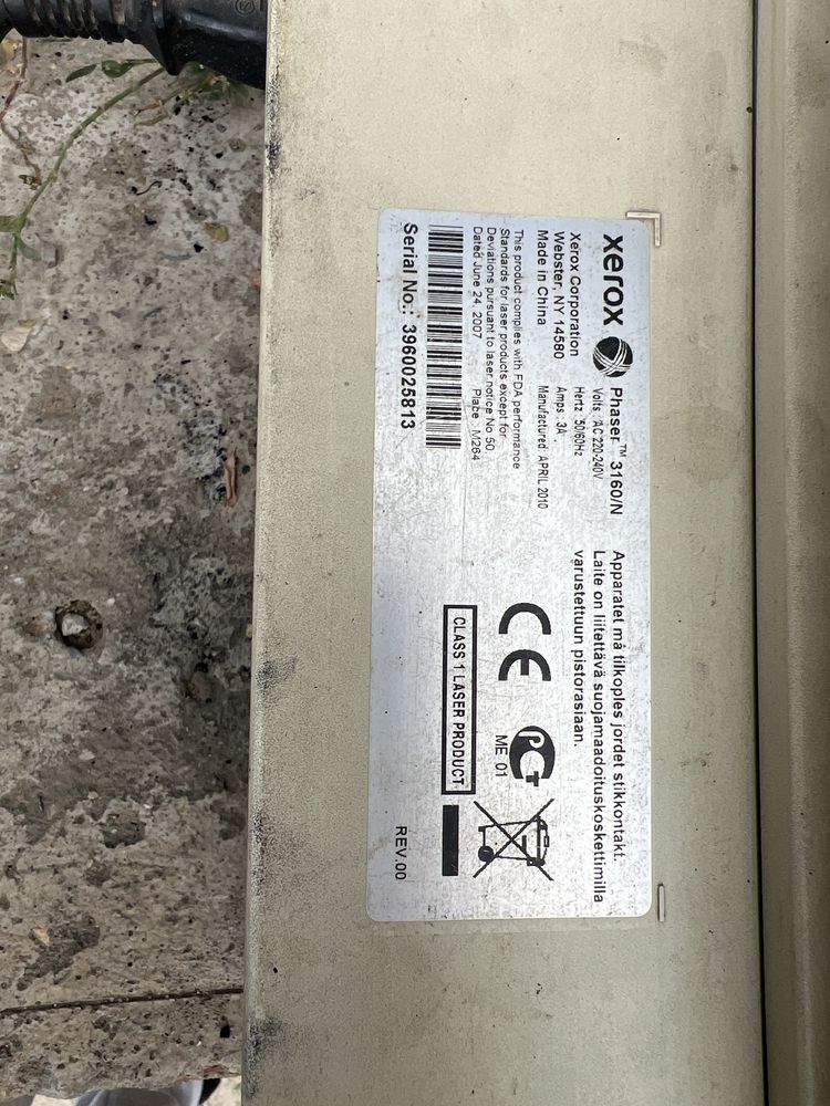 Принтер Xerox phaser 3140
