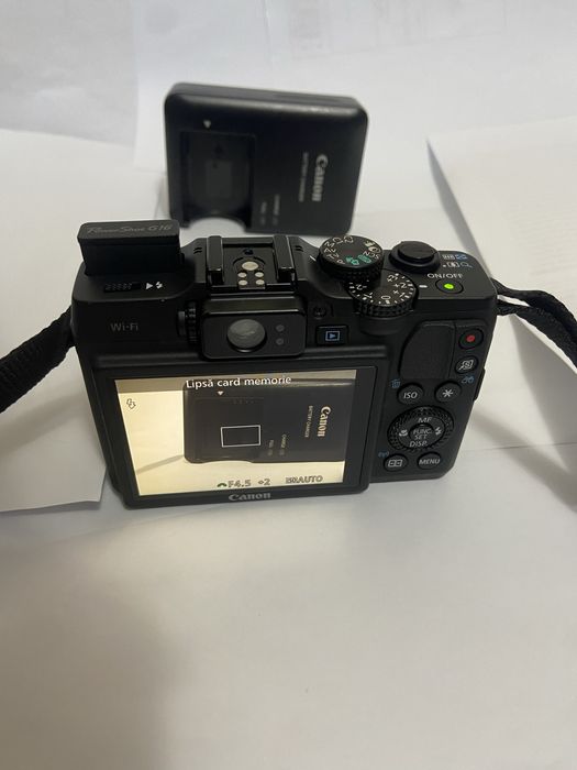 Camera Canon G16  12,1 Mpx, Wifi, Gps,incarcator,impecabila