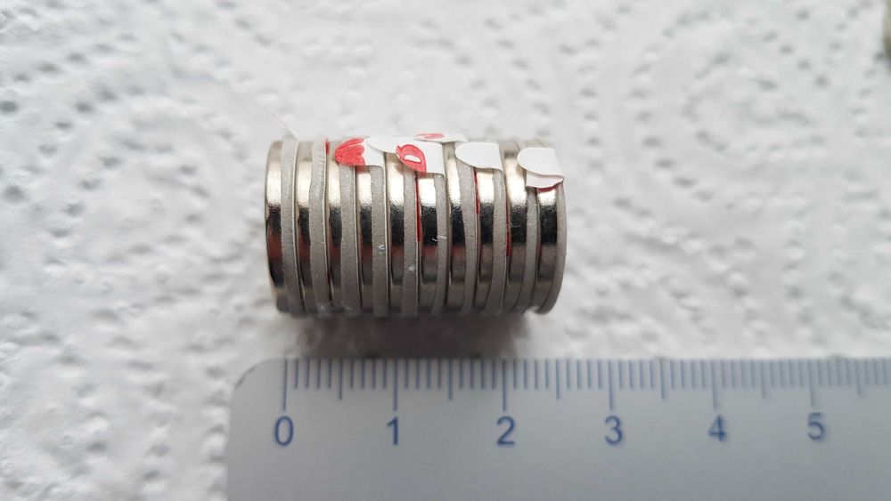 Magneti neodim disc puternici cu adeziv Ø 15 mm x 2 mm