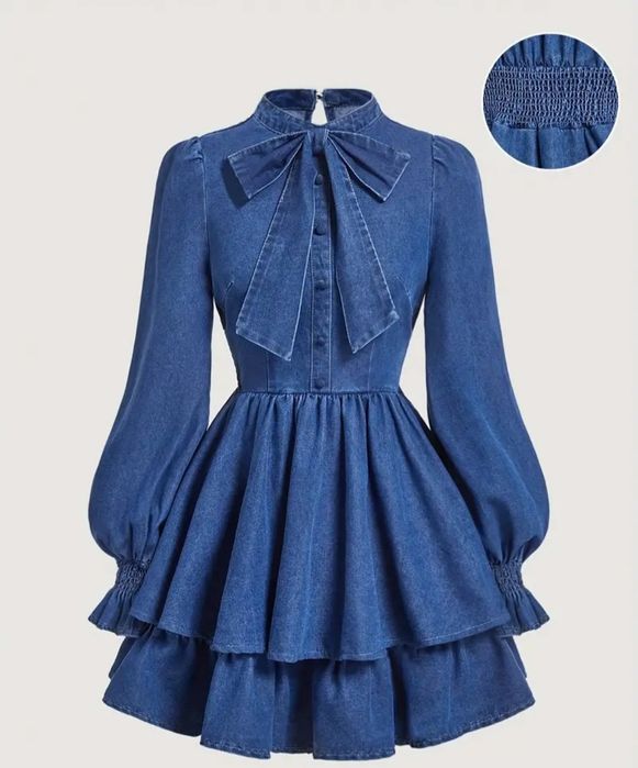 Рокля деним, дънкова М/Л размер