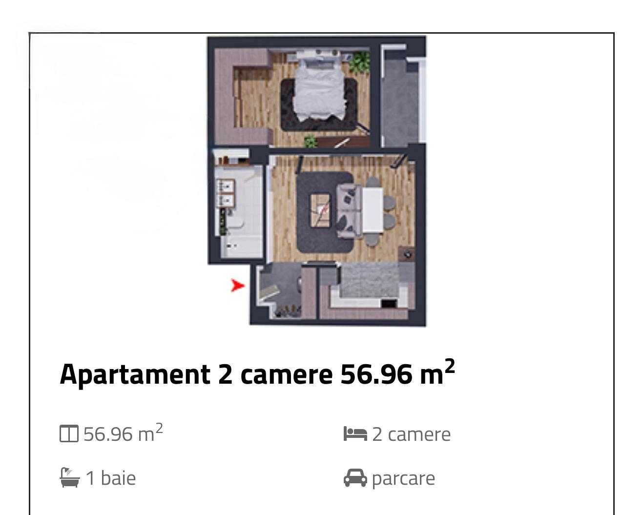 Vanzare Apartament Columna Residence Vivo - 2 camere + parcare ext.
