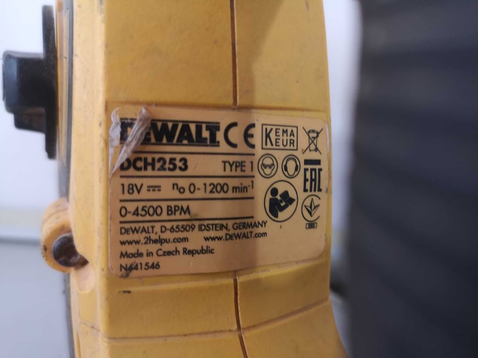 Перфоратор - Dewalt DCH 253  / 18V li ion