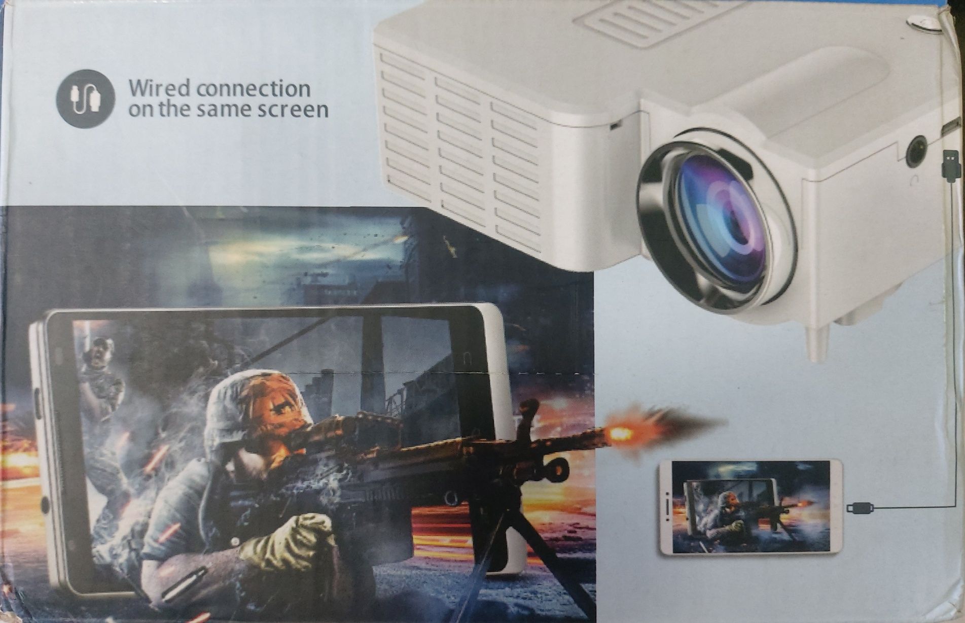 Mini projector mobilniy xolati yangi