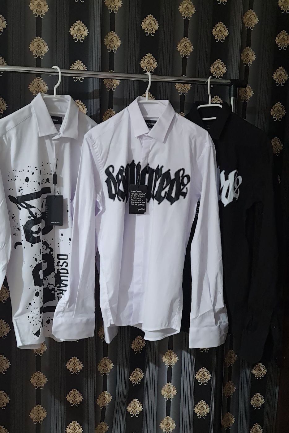 Cămașă DSQUARED2   2 modele alb negru