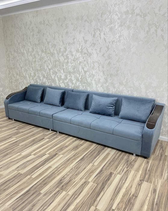 Прямой Диван Еврокнижка С Просторным Ящиком