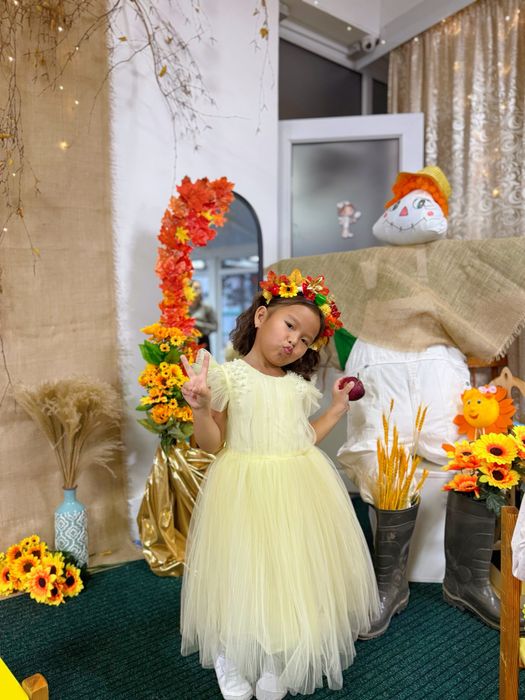 Пышное платье 5 лет