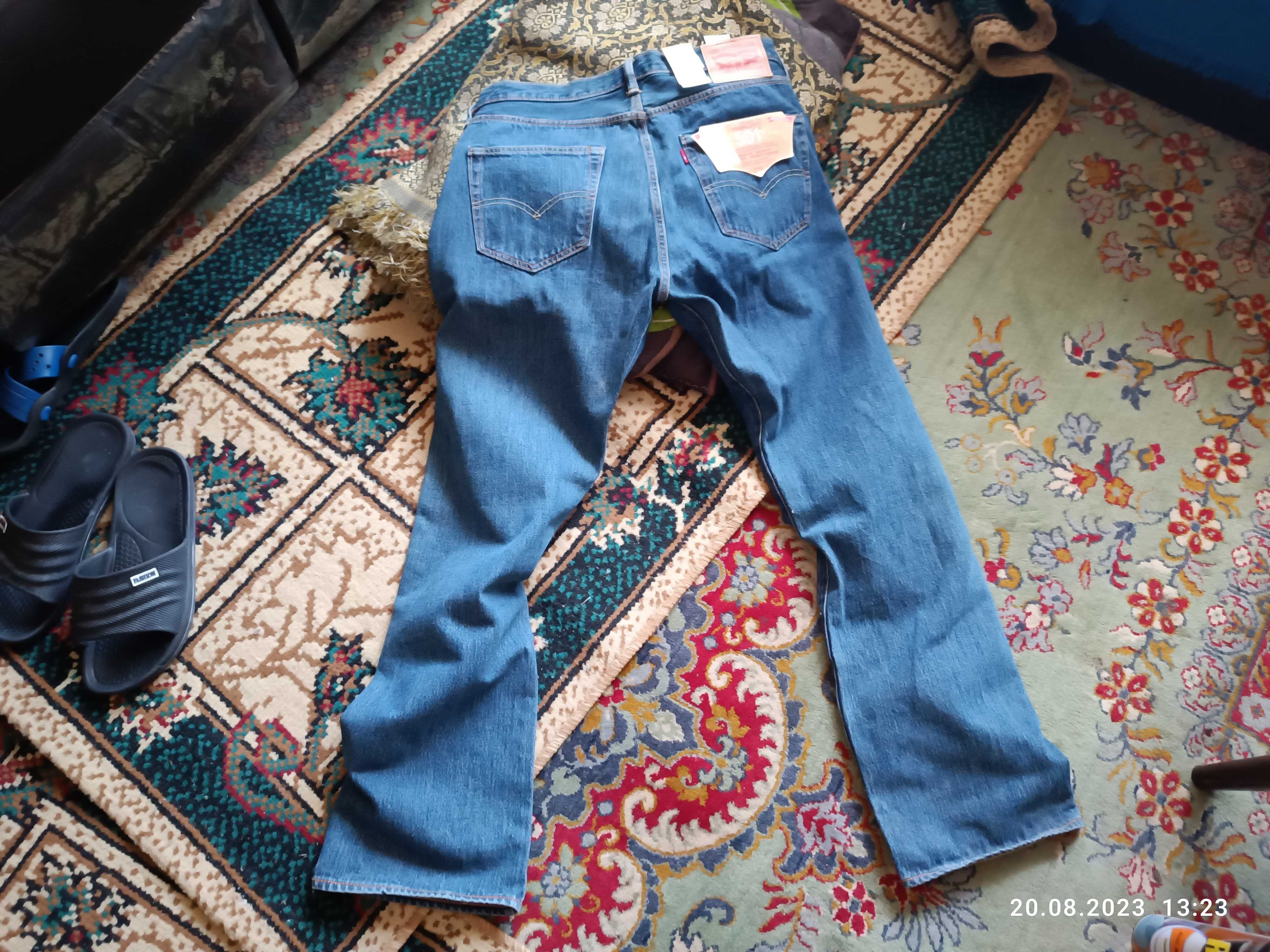 Vand Jeans Levi's 501 36-32,100% Cotton