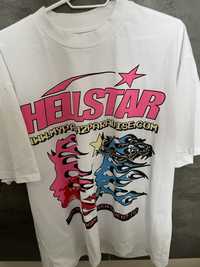 Tricou hellstar alb