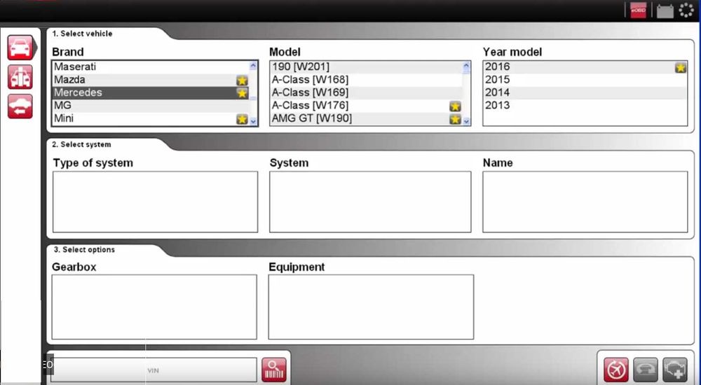 Kit tester auto Multimarca Obd2 + TABLETA Windows Turisme & Camioane