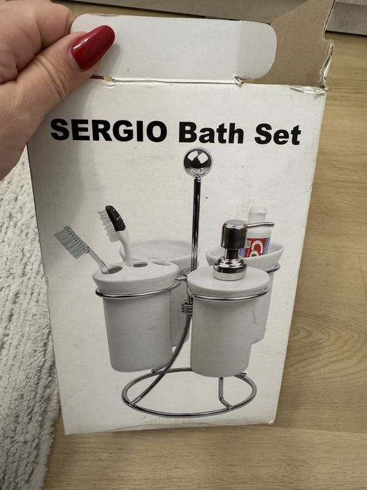 Suport baie decorativ periute pasta