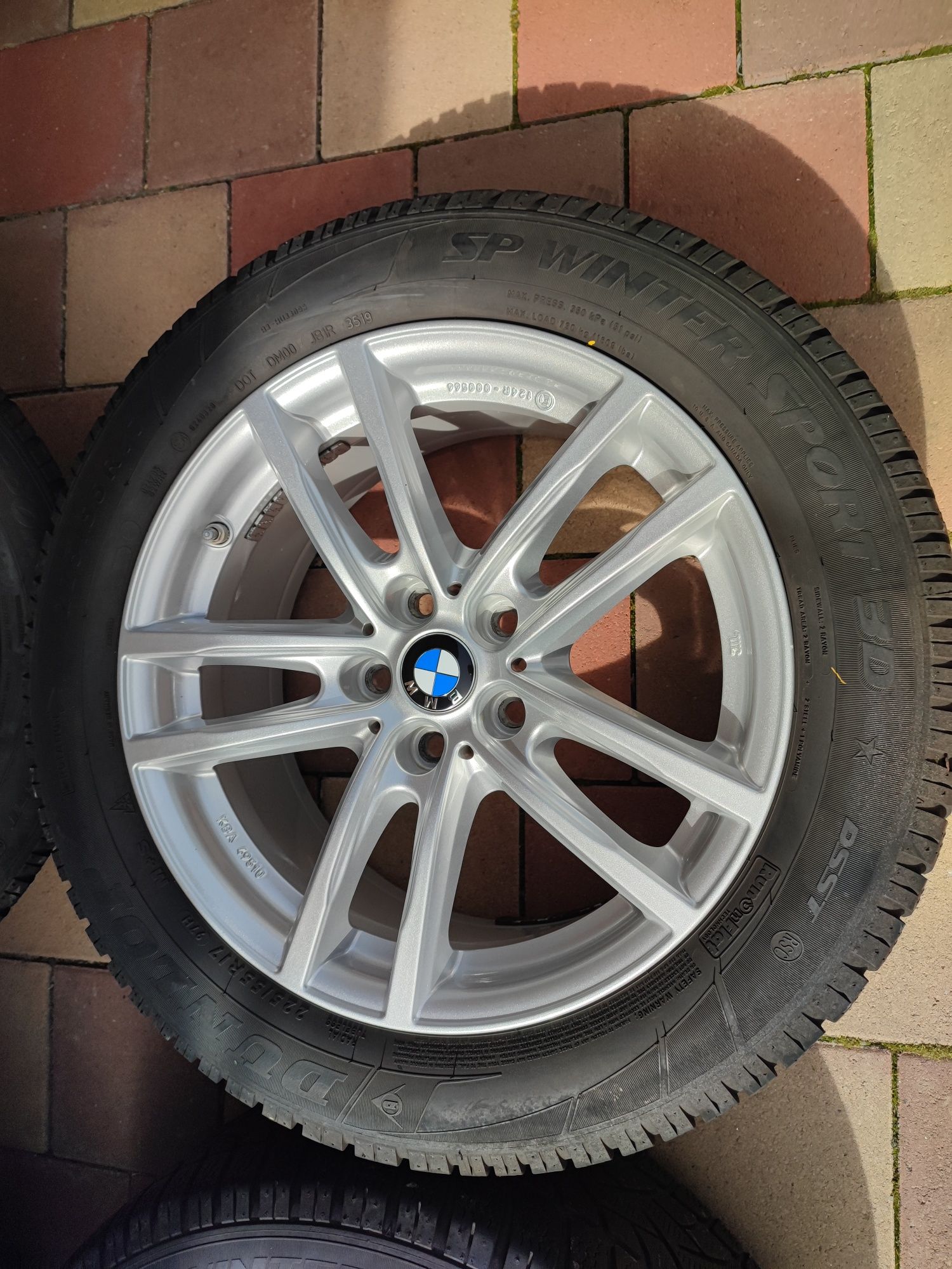 Jante originale BMW G30 G31 225 55R17 iarna Dunlop 2019
