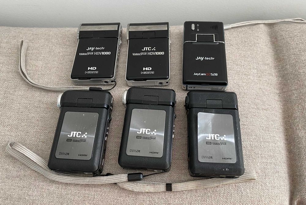 Lot de 6 camere video FullHD digitale diverse defecte JTC si Jay-Tech