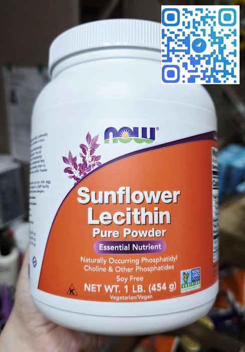 ДОСТАВКИ НЕТ Now подсолнечный лецитин в порошке 454гр 290 000