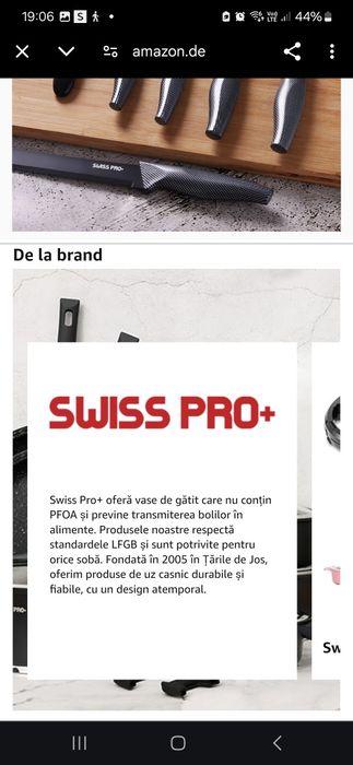 Set de cuțite Suisse pro+