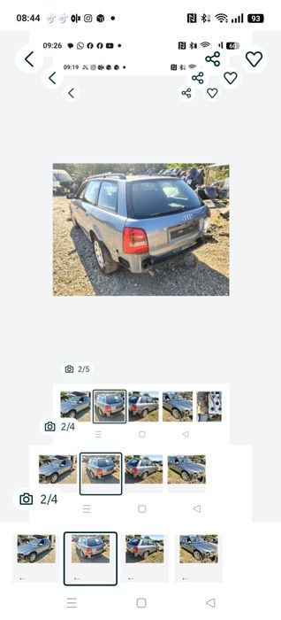 Piese cutie ușa haion punte stopuri capota turbo egr audi A4 b5 2000