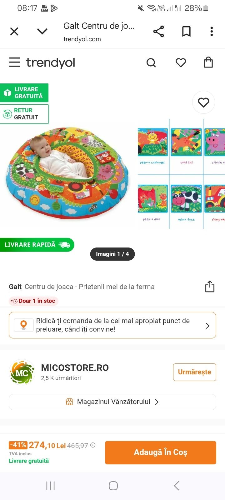 Trambulina, cort și alte produse de copii. Transp. gratuit