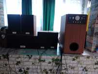 Boxe Genius SW-HF5.1 5005 Cherry Wood