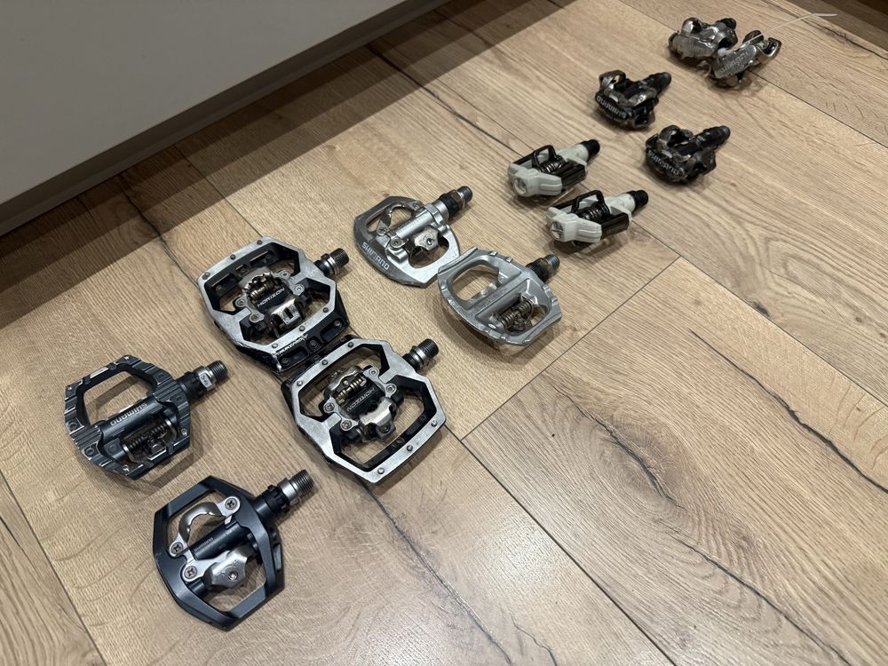 SPD MTB клипс педали Clipless - Crank Brothers, Shimano, KCNC