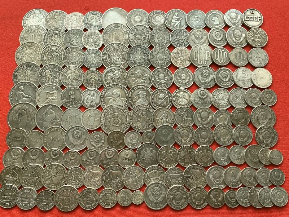 Коллекция Пробных монет СССР. 135 штук  2 часть.