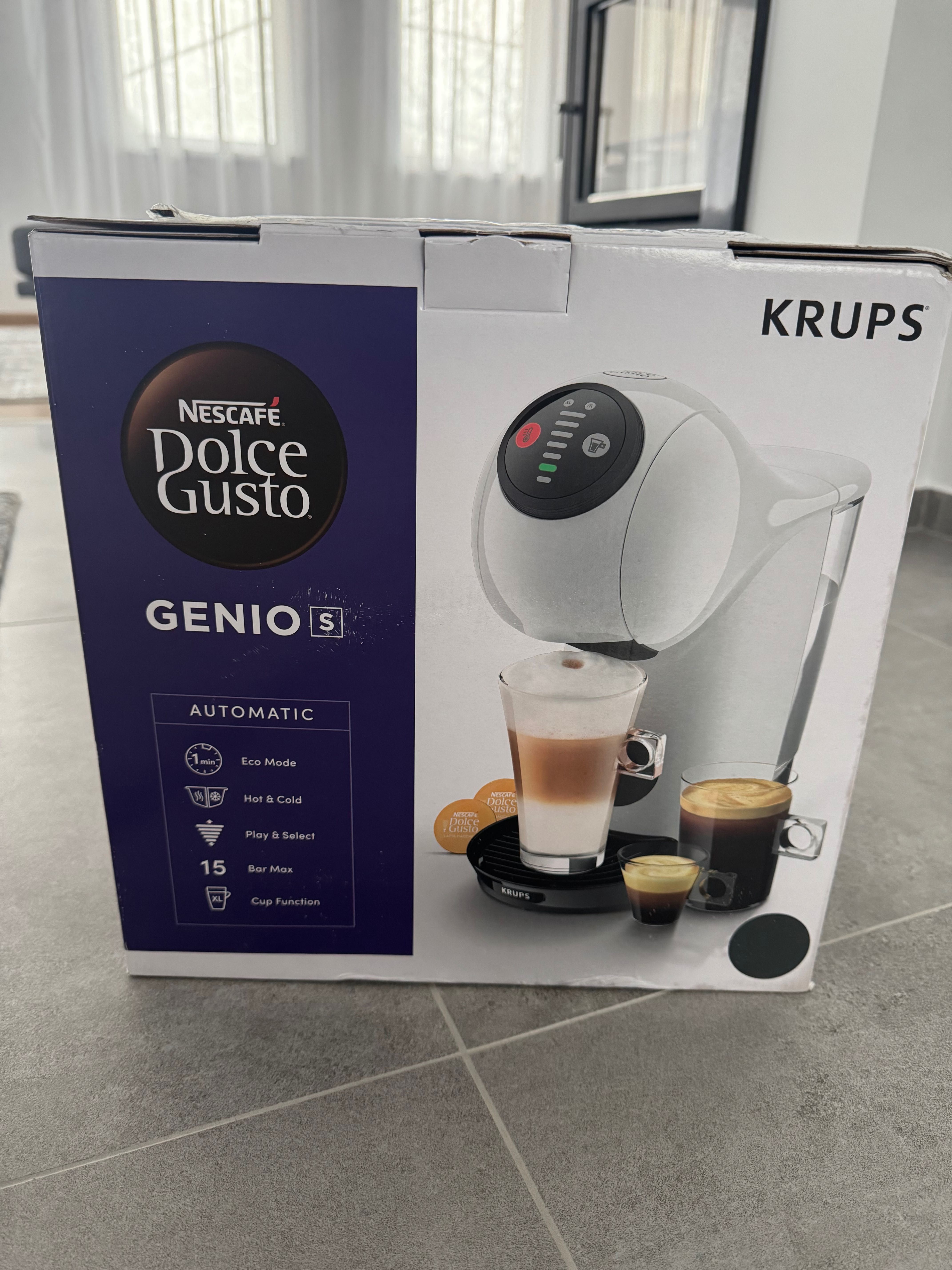 Тъмносива кафемашина Nescafe Dolce Gusto Genio S