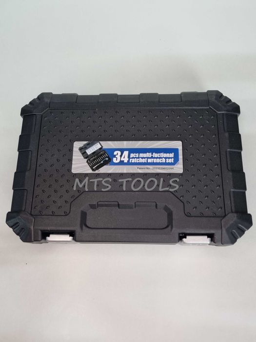 Trusa 34 piese biti clichet cu prindere dubla 1/4 biti si 3/8