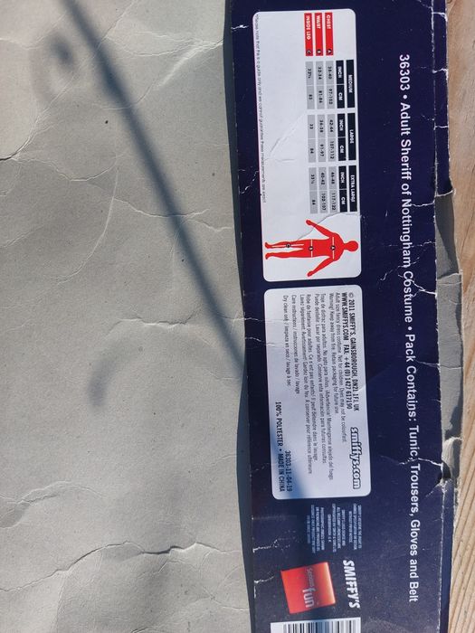 Costum carnaval Șeriful Nottinfham mărimea M