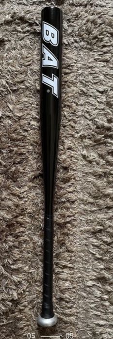 Bata de baseball din aluminiu negru