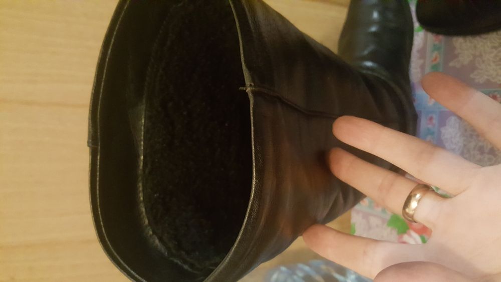 Cizme damă, înalte, de piele