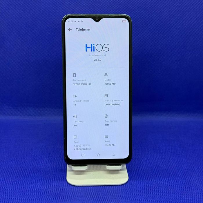 Tecno spark 10c sotiladi dastavka bor