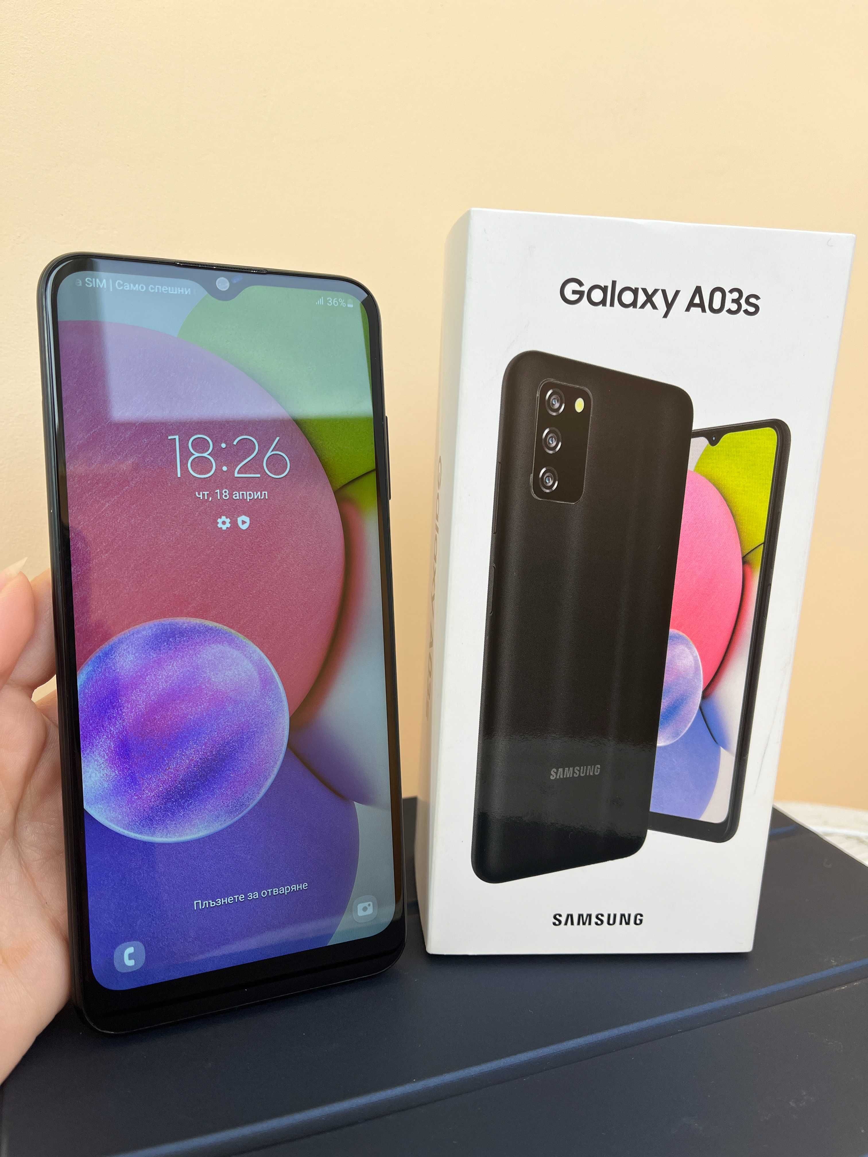 Samsung Galaxy A03s Самсунг ОТЛИЧЕН телефон смартфон 32GB DUAL SIM