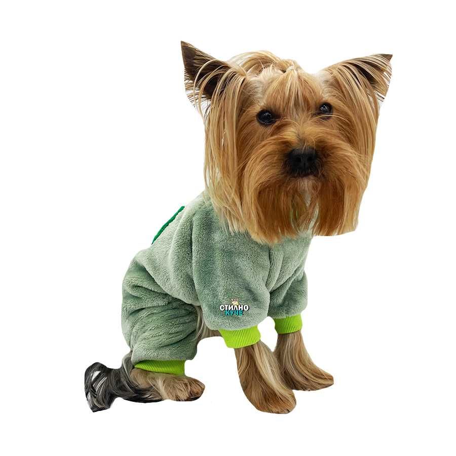 Кучешка пухкава дреха-гащеризон/пижама Дрехи за кучета Кучешки дрехи