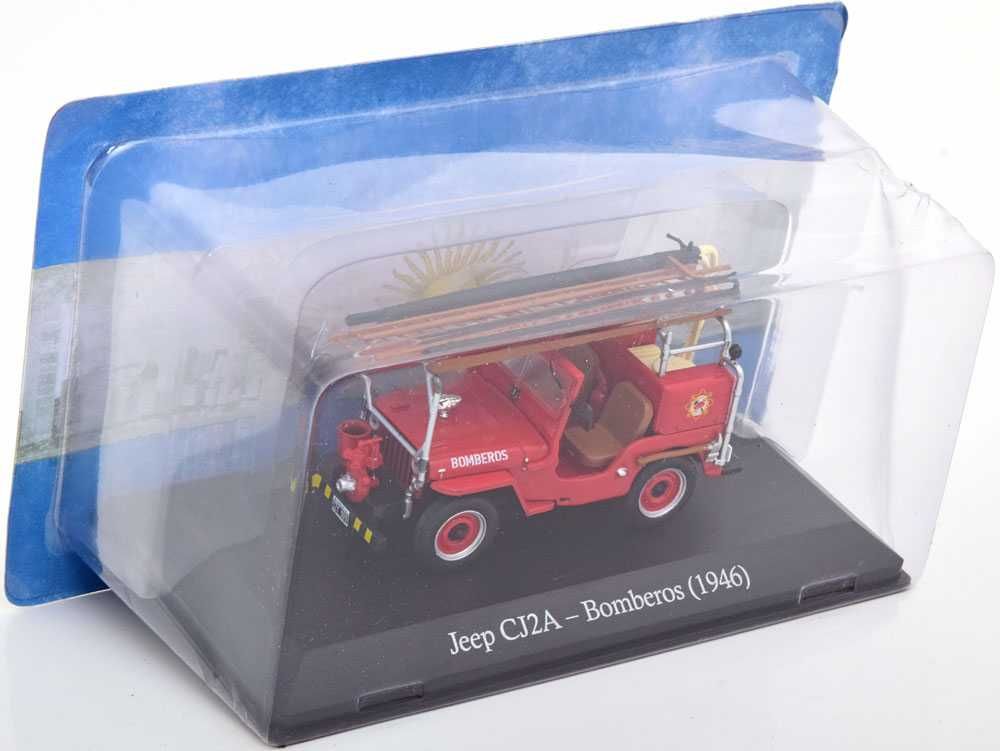 Macheta Jeep CJ-2A Pompieri 1946 - Altaya/IXO 1/43