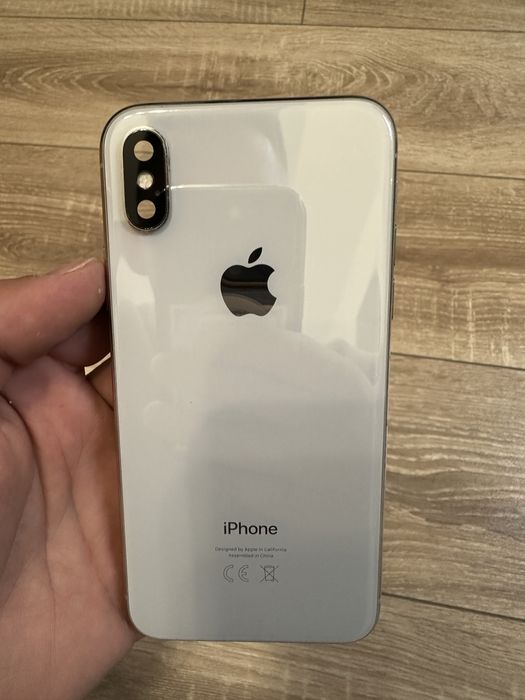 Carcasa iPhone X alb, full flex