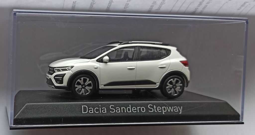 Macheta Dacia Sandero MK3 Stepway 2021 alb - Norev 1/43