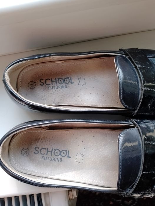Лоферы школьные, 36 размер