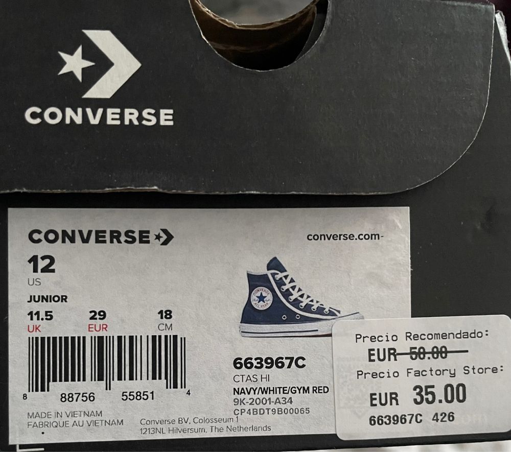 Детски кецове Converse