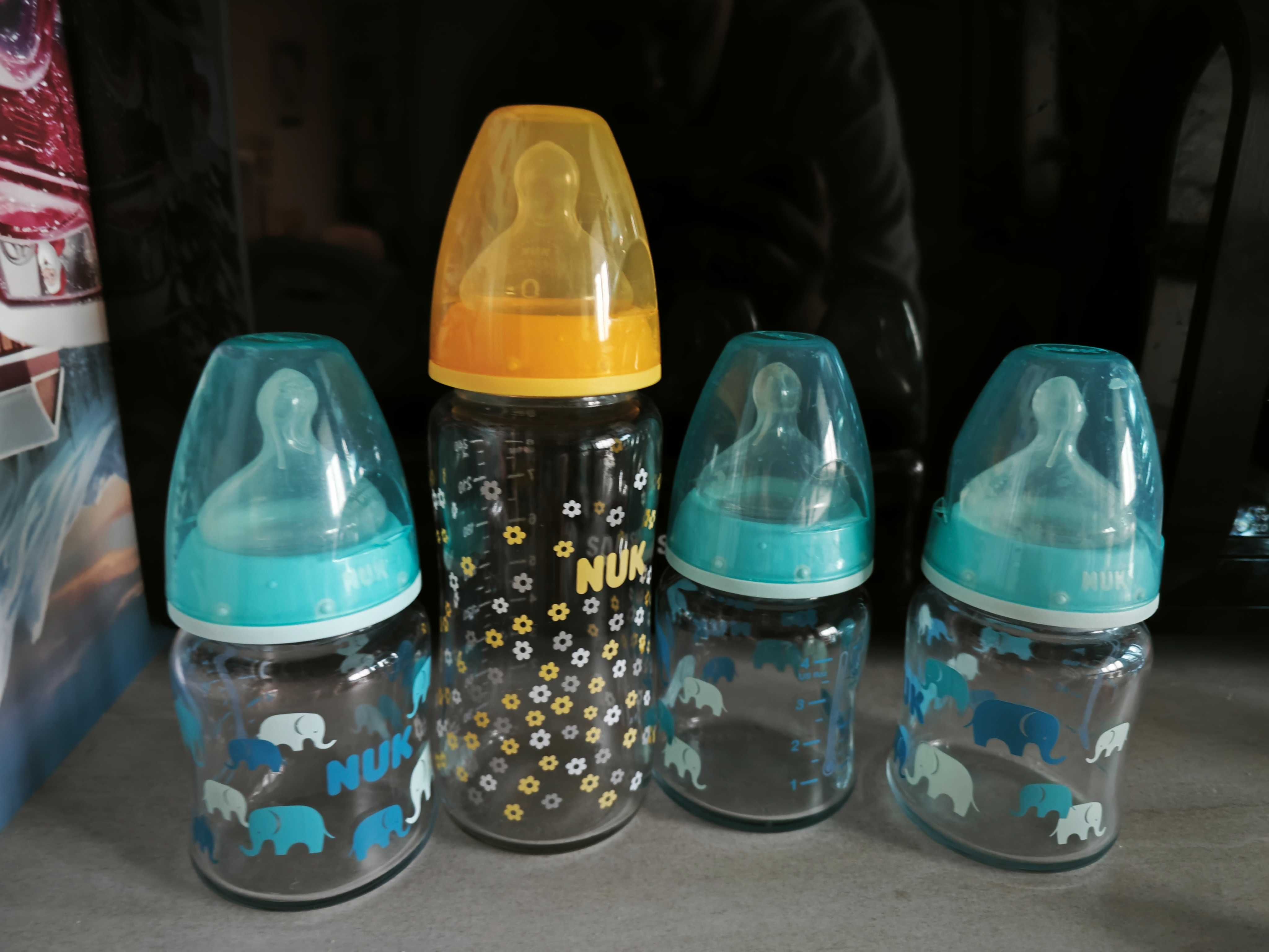 Стъклени бебешки шишета Nuk