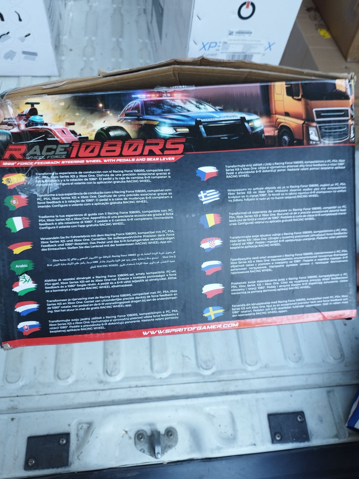 Геймърски волан,Spirit of Gamer Race Wheel Force 1080 RS