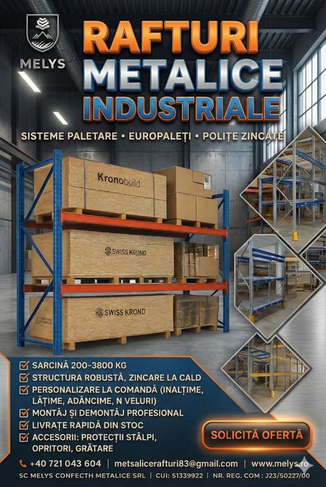Rafturi metalice industriale 4323