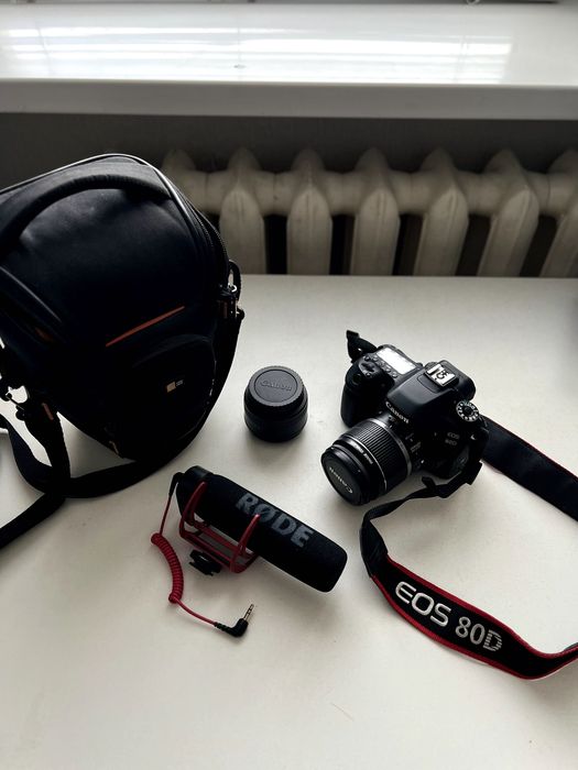 Canon 80D с объективами 24–105mm, 50 mm