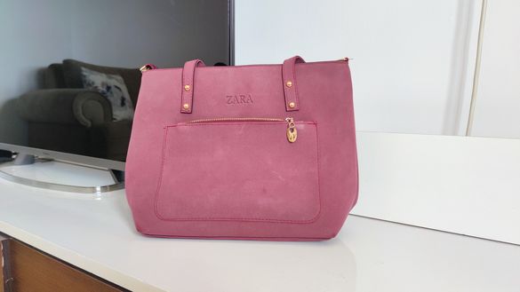 Дамска чанта Zara + подарък