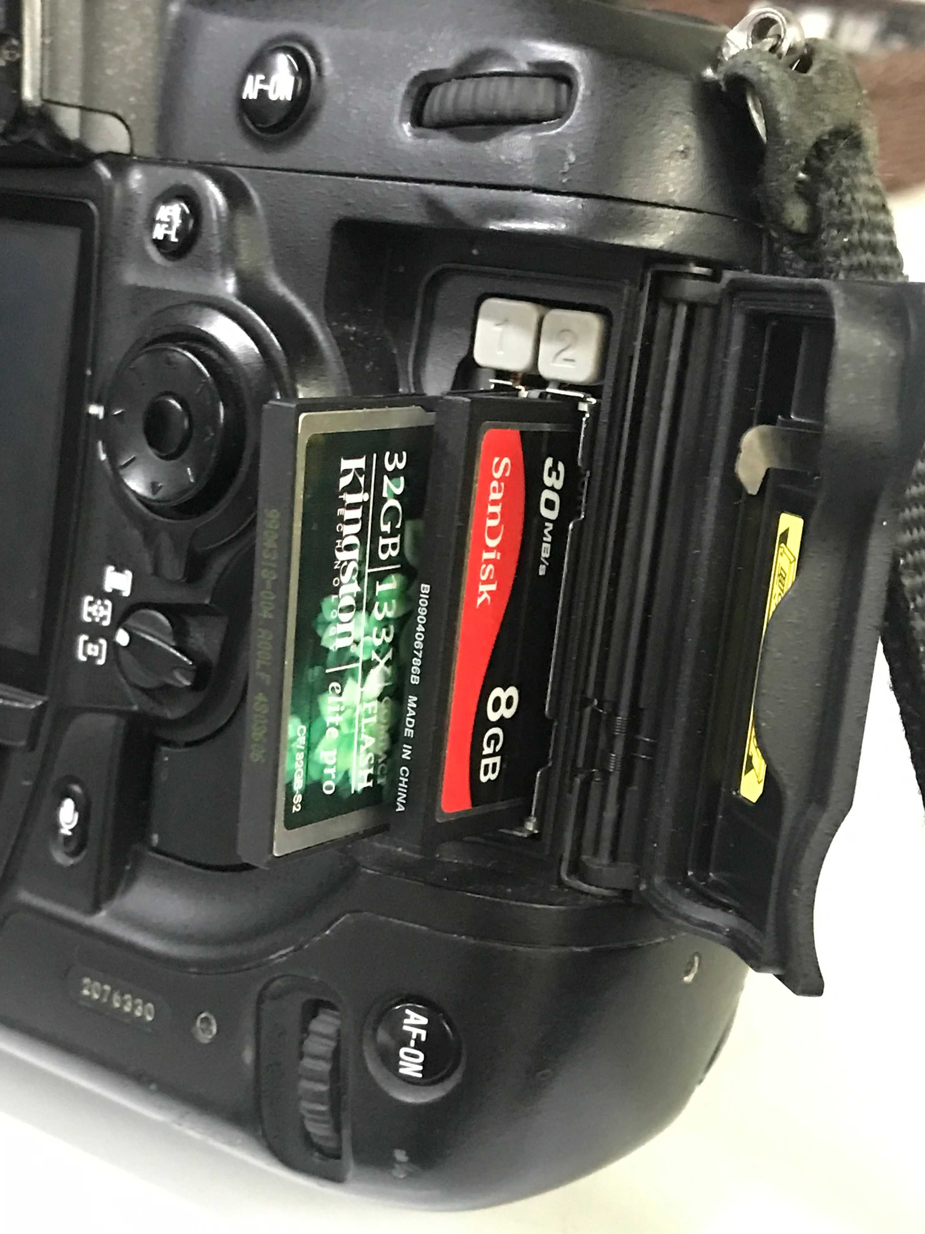 Nikon D3 с две карти и обектив Nikor 24-120мм 1:3,5-5,6 G.