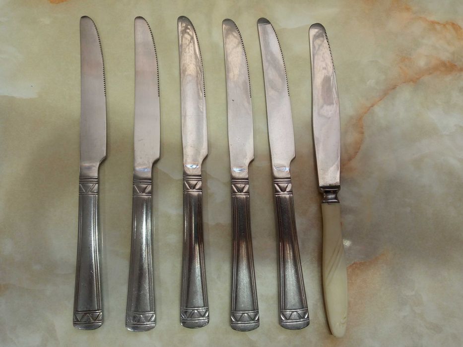 «Недорого» Ножи советские нержавеющие старинные. 1шт 5тыс