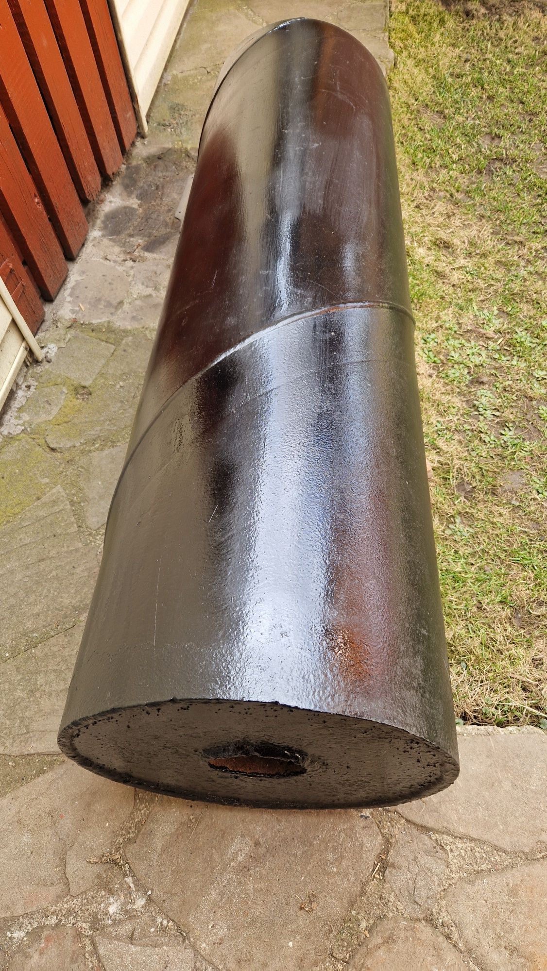 Boiler baie cu focar pe lemne