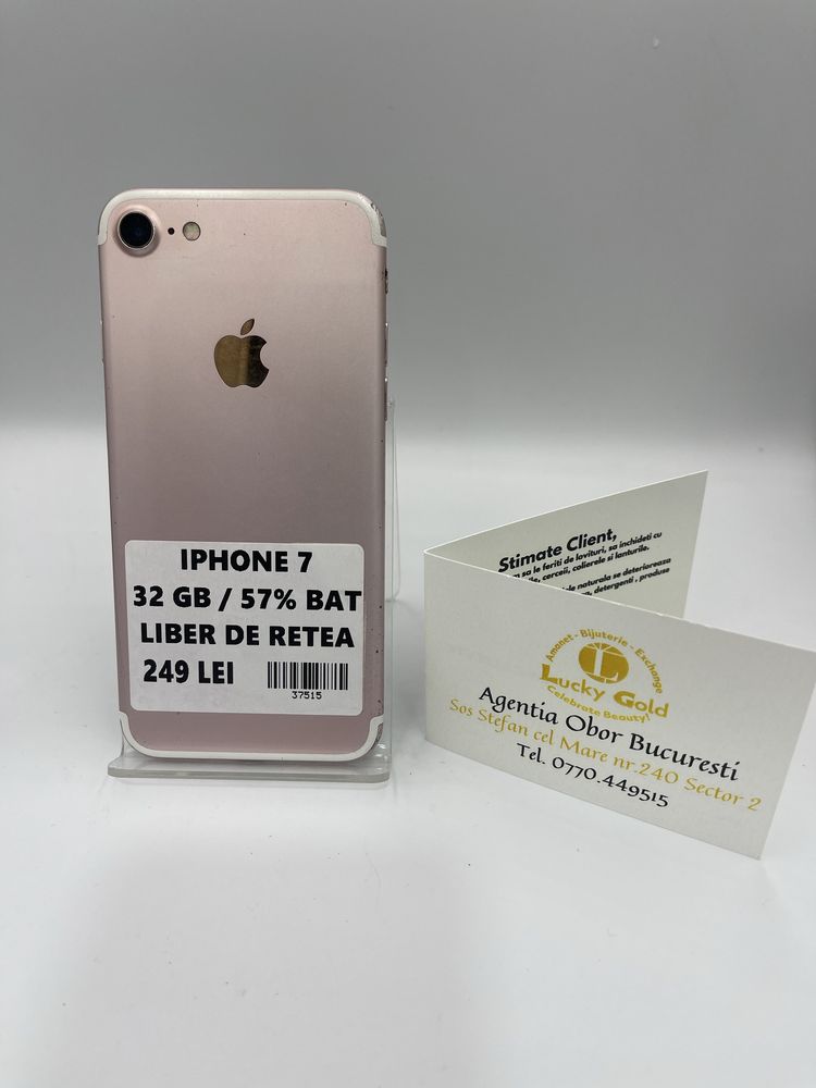 Iphone 7 32GB/57% baterie #37515