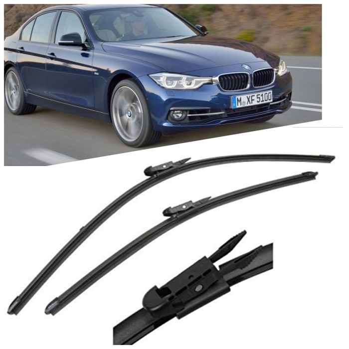 Автомобилни чистачки тип банан, BMW 3 F30, БМВ Ф30  Комплект 2 броя