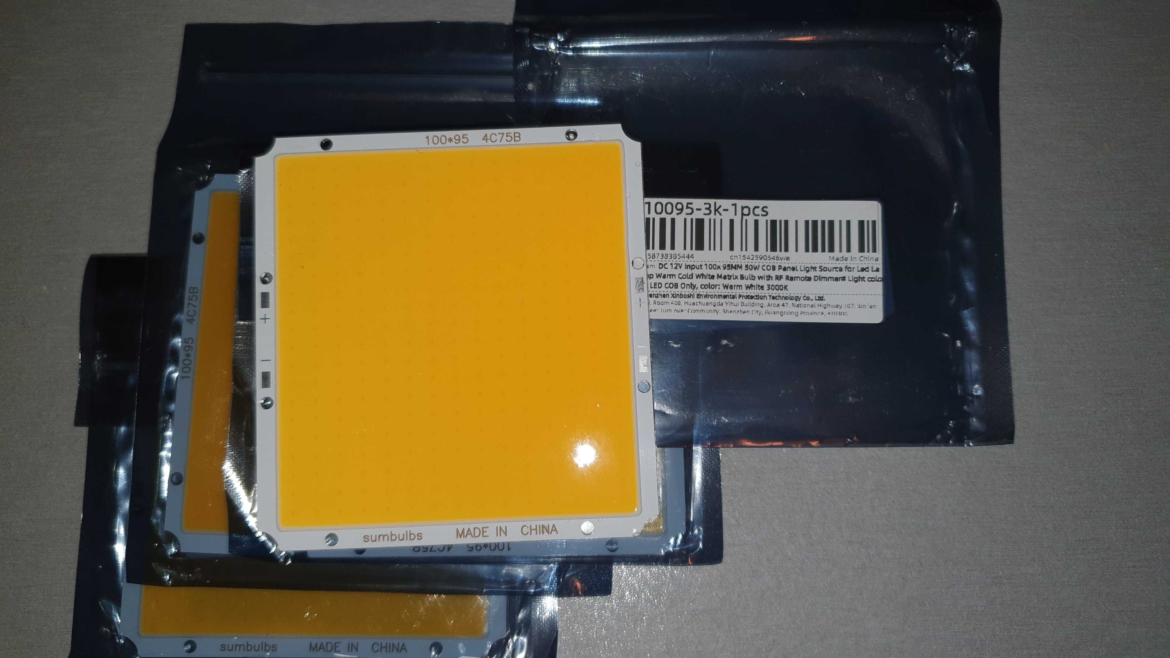 COB LED/лед панел 12v 50w