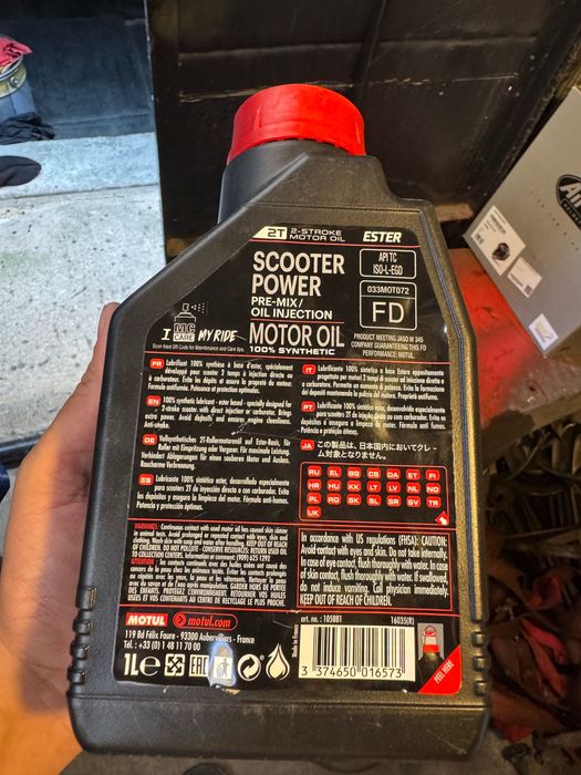 Motul 2T Scooter expert scooter Power