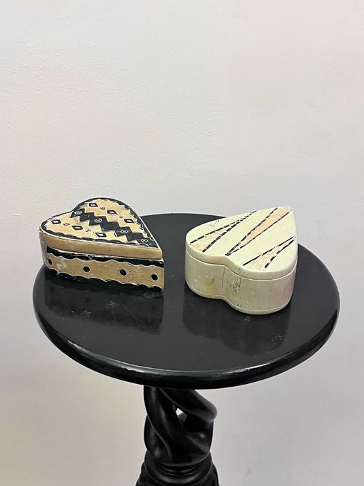 Set doua casete din granit vechi bibelou bibelouri ieftine