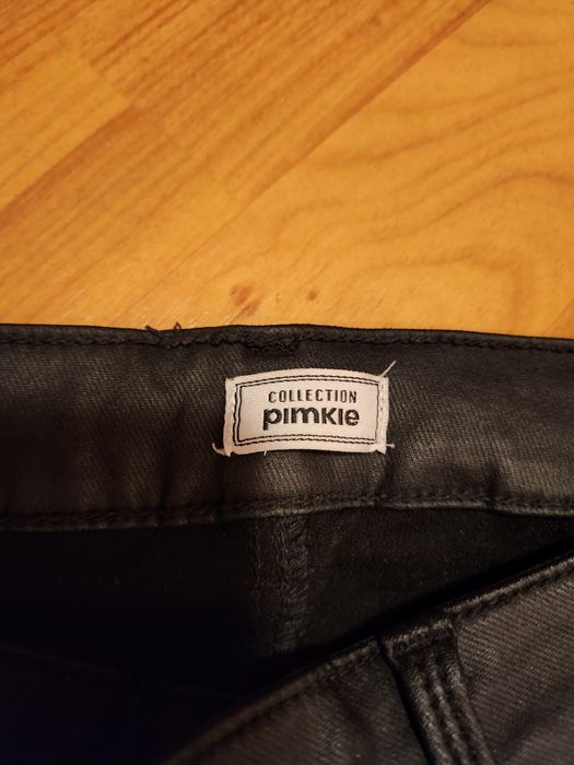 Pantaloni PIMKIE, masura 32, imitatie piele, negri